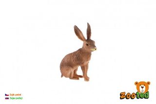 Obrázek z Zajíc polní zooted plast 6cm v sáčku  